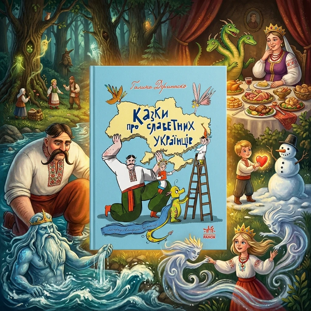 Книга Зорі України : Казки про славетних українців (у)