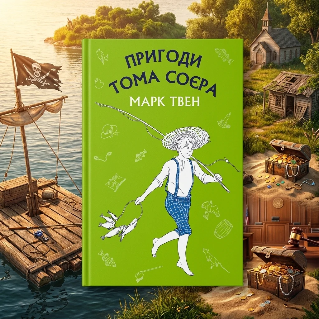 КнигаМарк Твен Пригоди Тома Сойєра