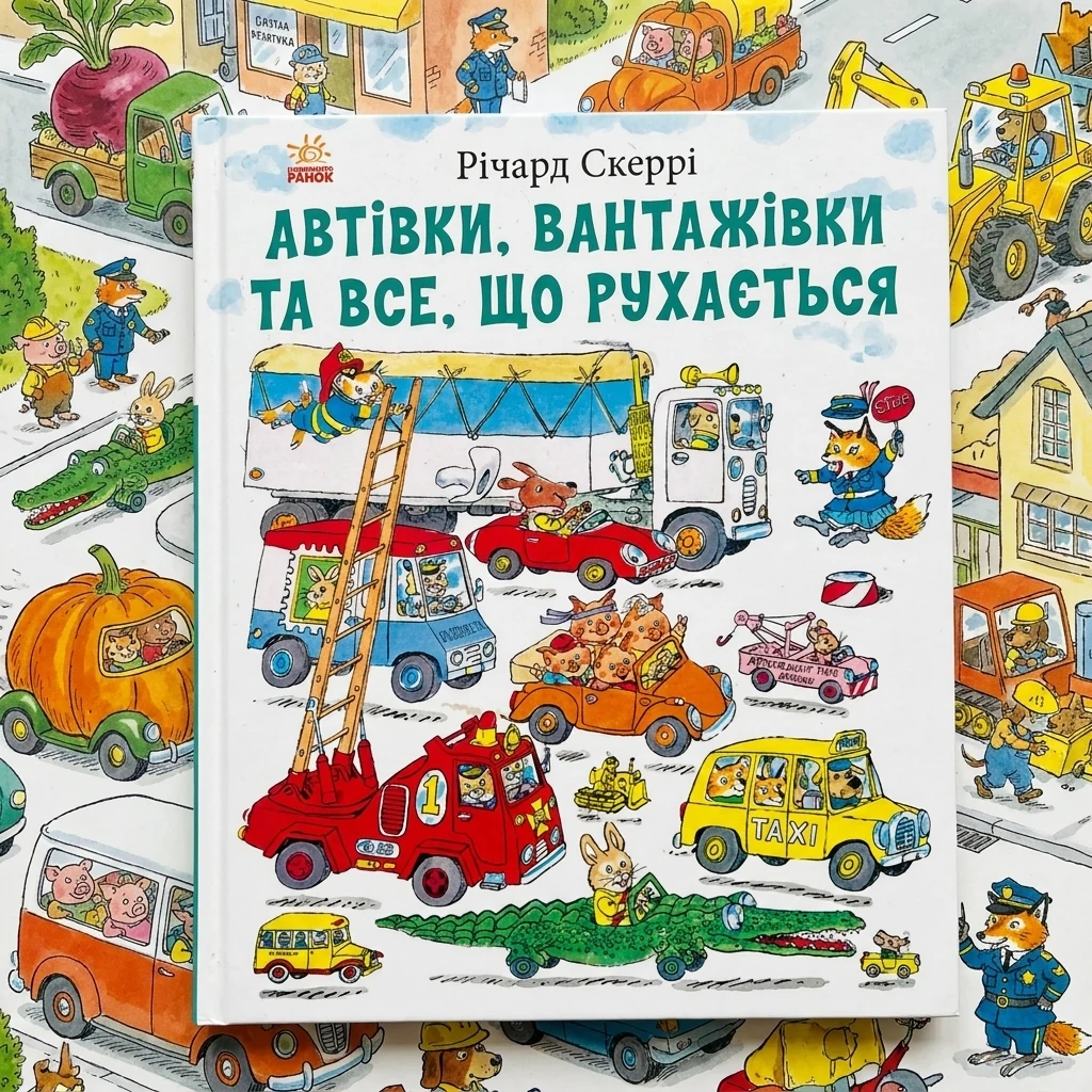 Книги Автівки, вантажівки та все, що рухається.