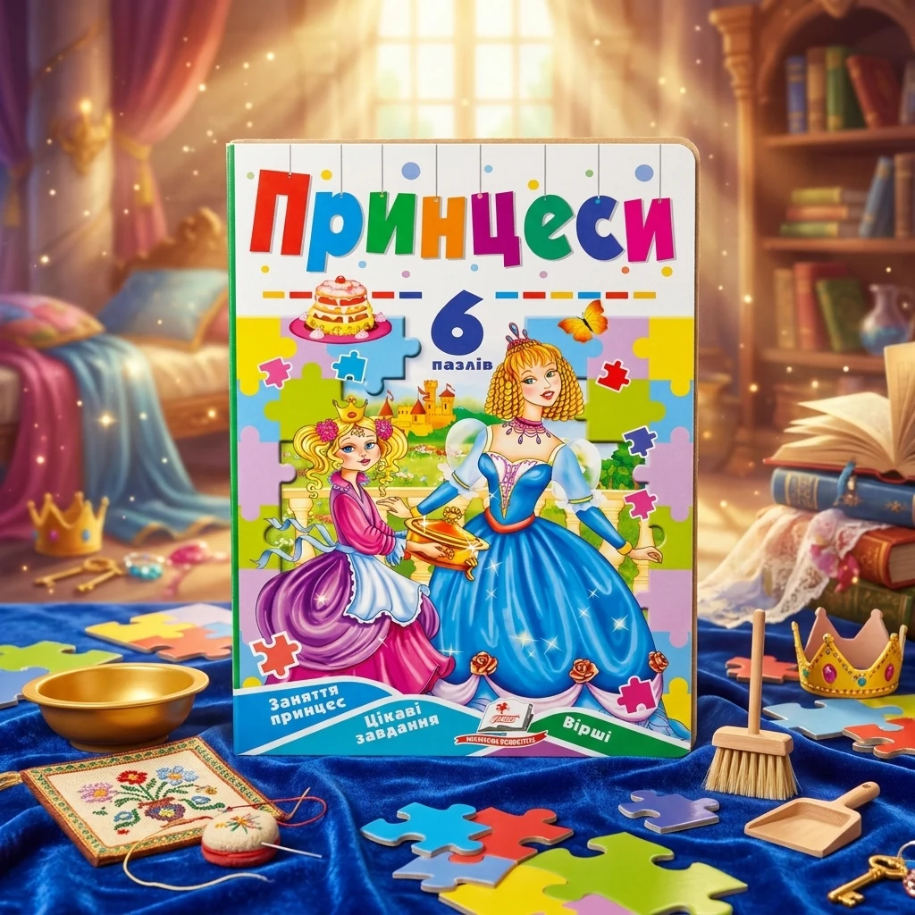 Книжка-пазл.Принцеси. Пегас