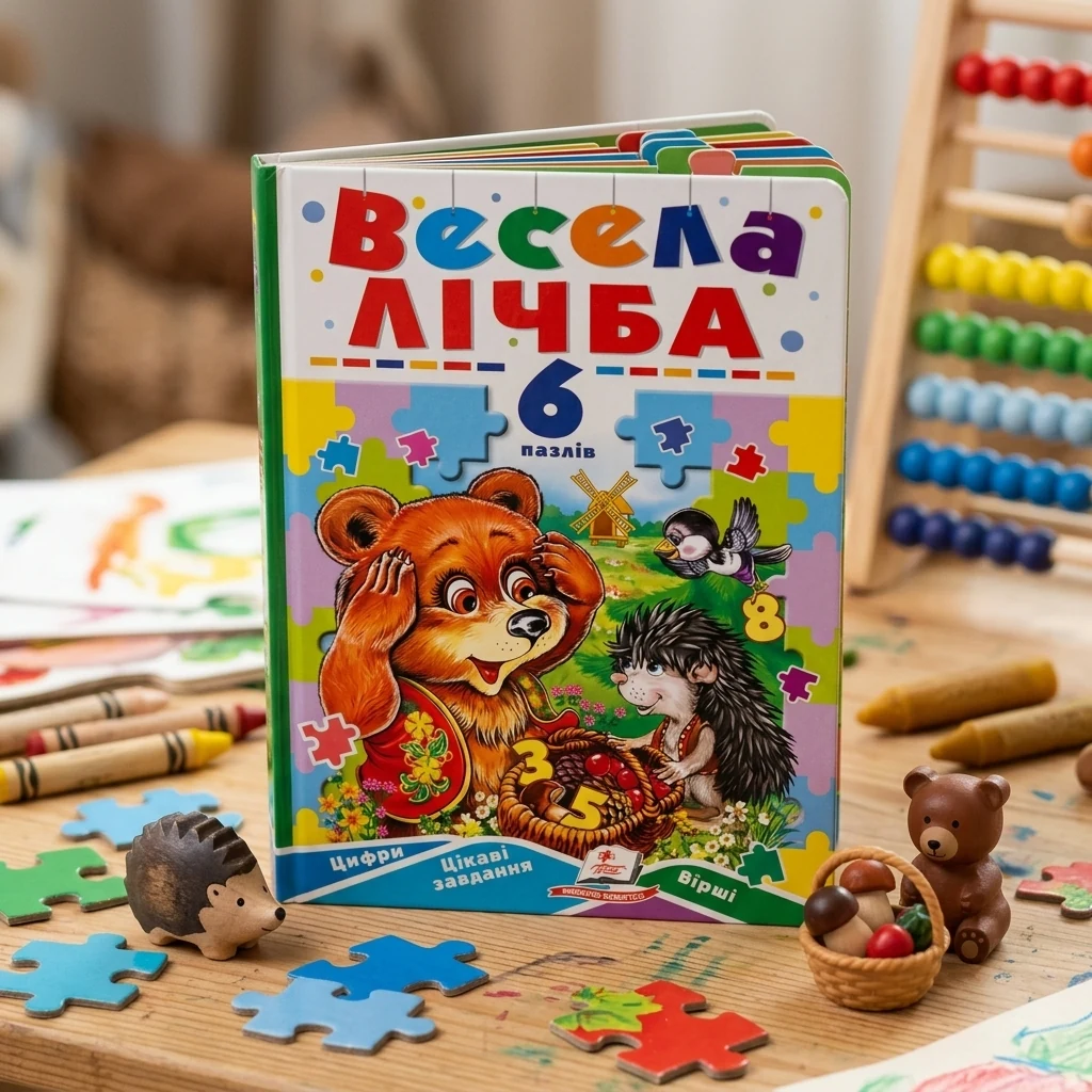 Книжка-пазл.Весела лічба. Пегас