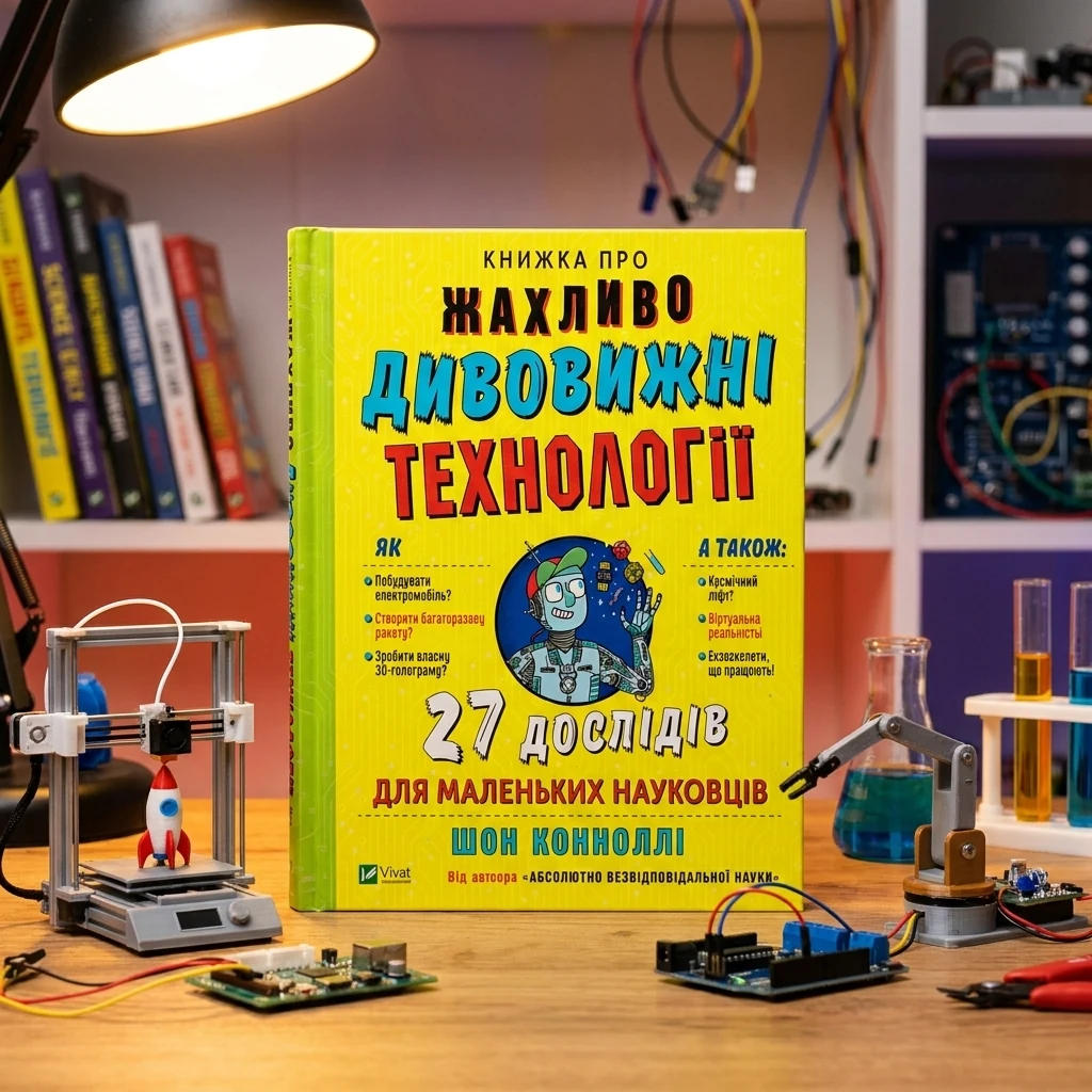 Книжка про жахливо дивовижні технології: 27 експериментів для маленьких науковців