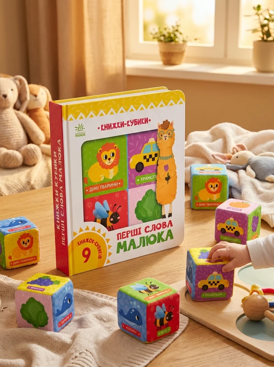 Книжки кубики Перші слова малюка