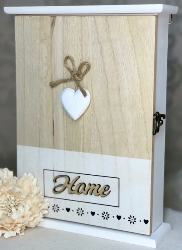 Колаж-ключичник дер. "HOME" 26*19*6 см
