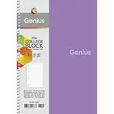 Коледж-блок спіраль B5 Genius 80 аркушів клітинка — фото 2