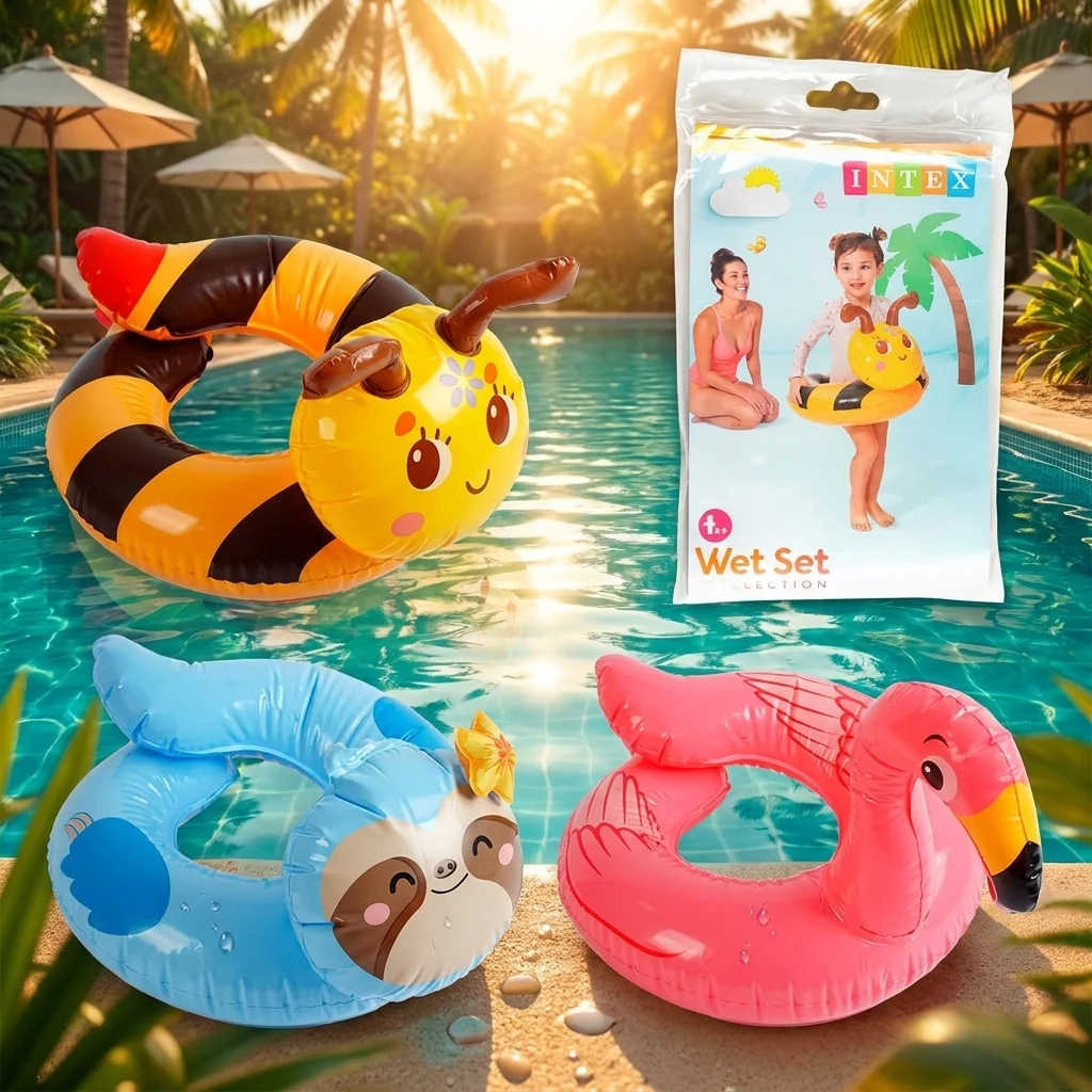 Коло для плавання 70 см "Тварини" INTEX