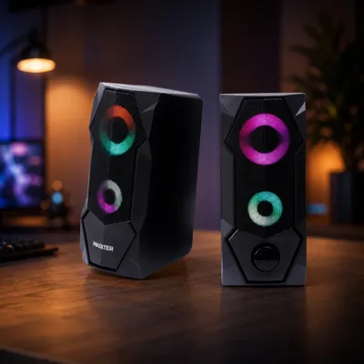 Колонки Maxxter CSP-U002RGB Black