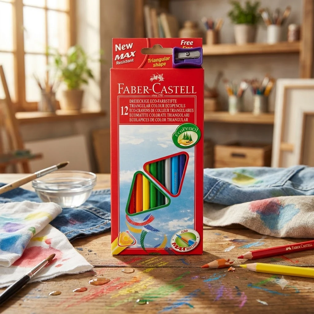 Кольорові олівці 12 кольорів Faber Castell