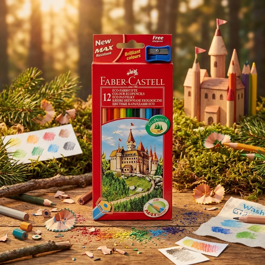 Кольорові олівці 12 кольорів Faber-Castell
