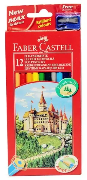 Кольорові олівці 12 кольорів Faber-Castell — фото 2