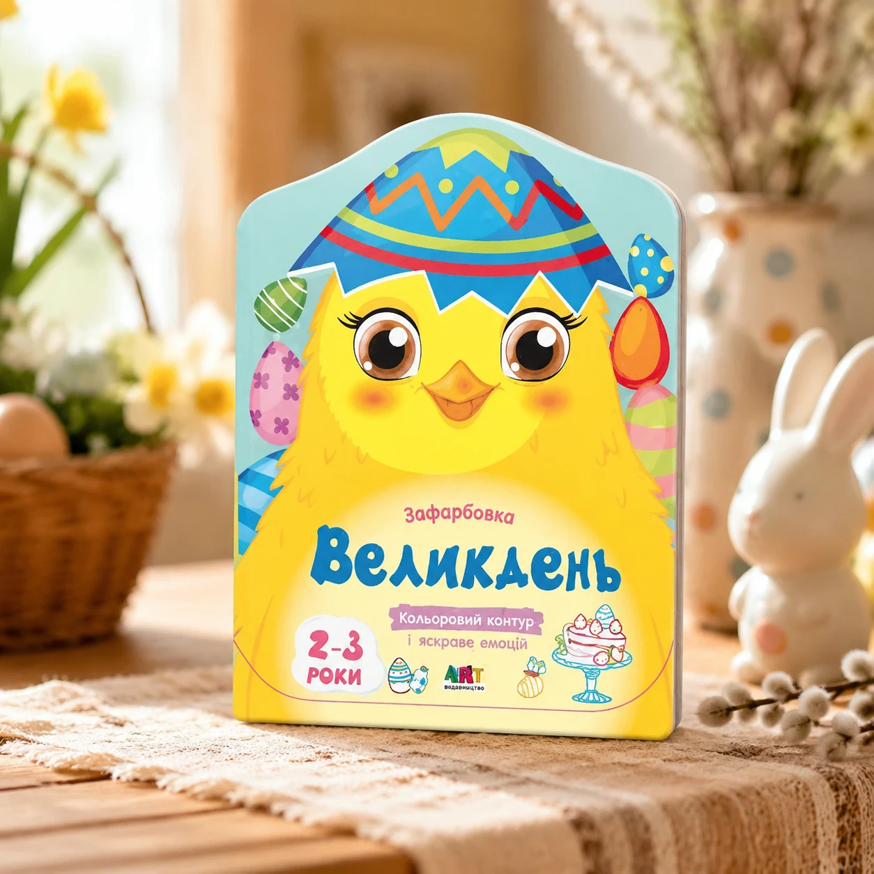Кольорові зафарбовки Великдень — Розмальовки та аплікації