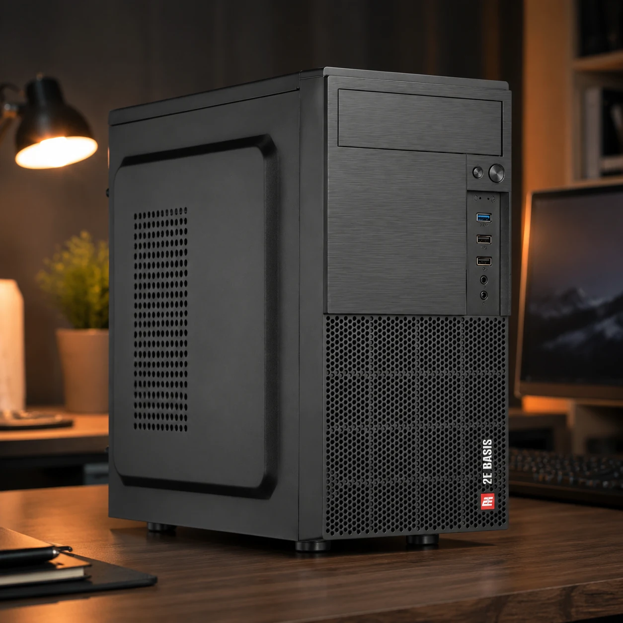 Комп’ютер персональний 2E Rational Intel i3-12100, 16Gb, F512GB, UMA, H610, RD863, 400W, FreeDos — Ноутбуки та ПК