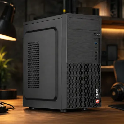 Комп’ютер персональний 2E Rational Intel i3-12100, 8Gb, F480GB, UMA, H610, RD863, 400W, FreeDos