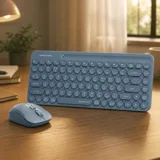 Комплект бездротовий клавіатура та миша A4Tech FG3200 Air2 (Blue) — фото 1