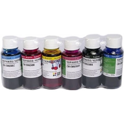 Комплект чорнил ColorWay Epson TX650 6*100 (CW-EW650SET01) — фото 2