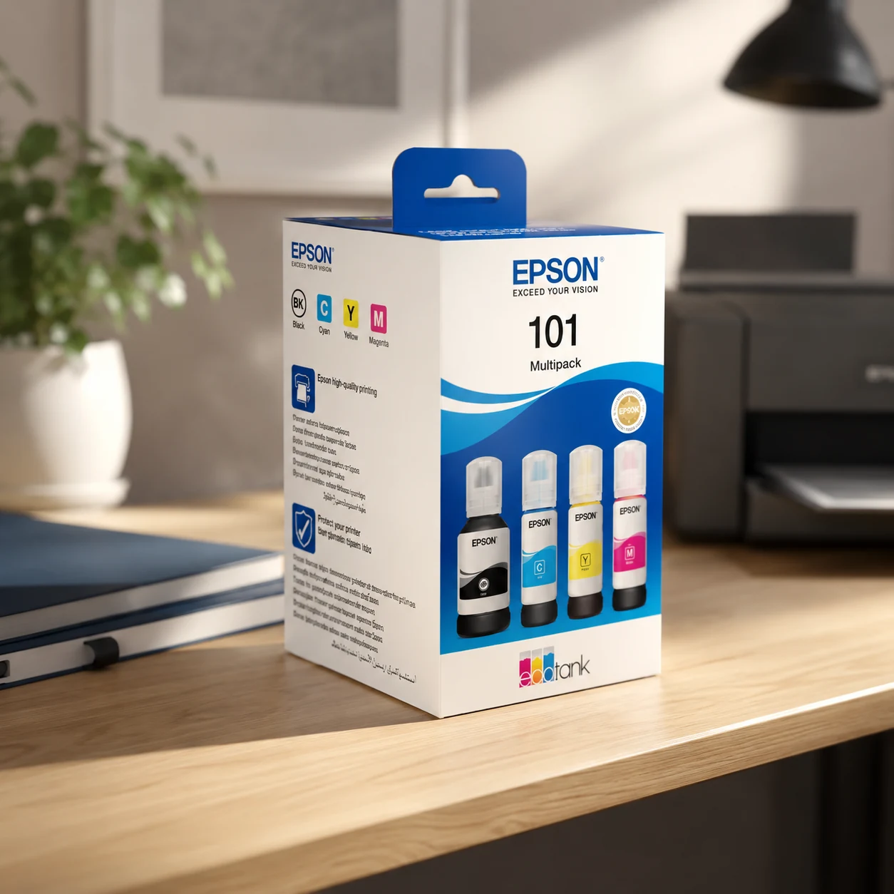 Комплект чорнил Epson 101 4х65мл (C13T03V64A) — Принтери та витратники