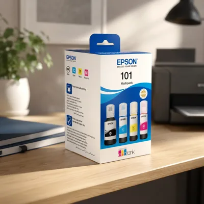 Комплект чорнил Epson 101 4х65мл (C13T03V64A)