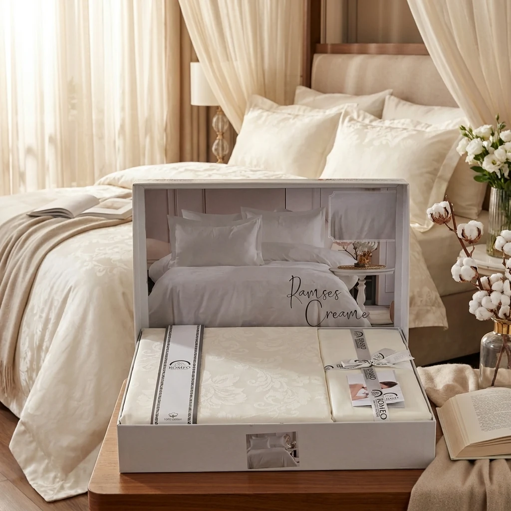 Комплект постільної білизни Romeo home жаккард 2-спальний