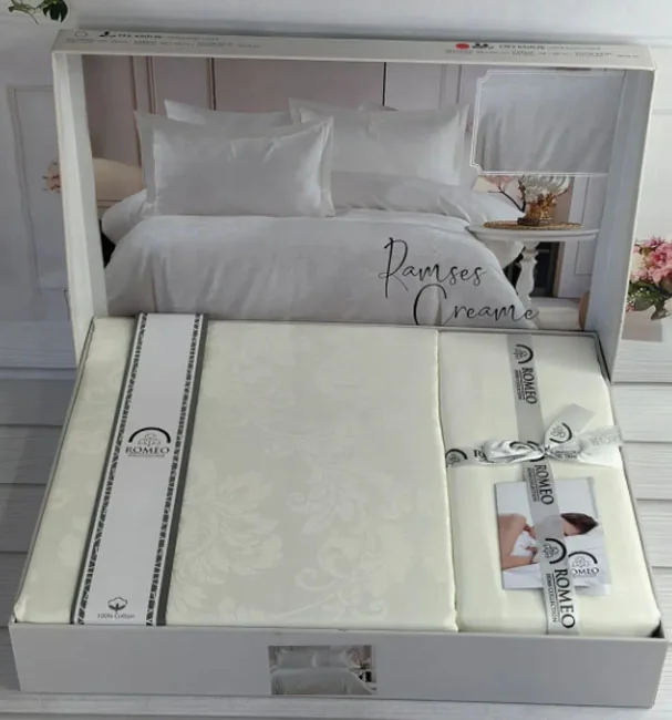 Комплект постільної білизни Romeo home жаккард 2-спальний — фото 2