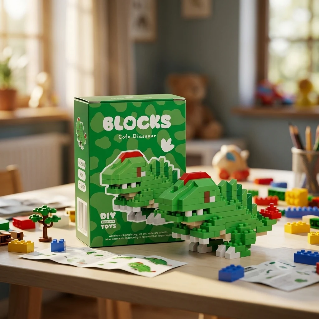 Конструктор Bricks пластиковий, 187 деталей "Динозавр Spinosaurus"