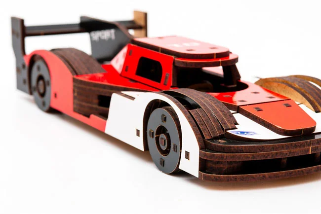 Конструктор дерев"яний 146 ел "Racing Car" — фото 3
