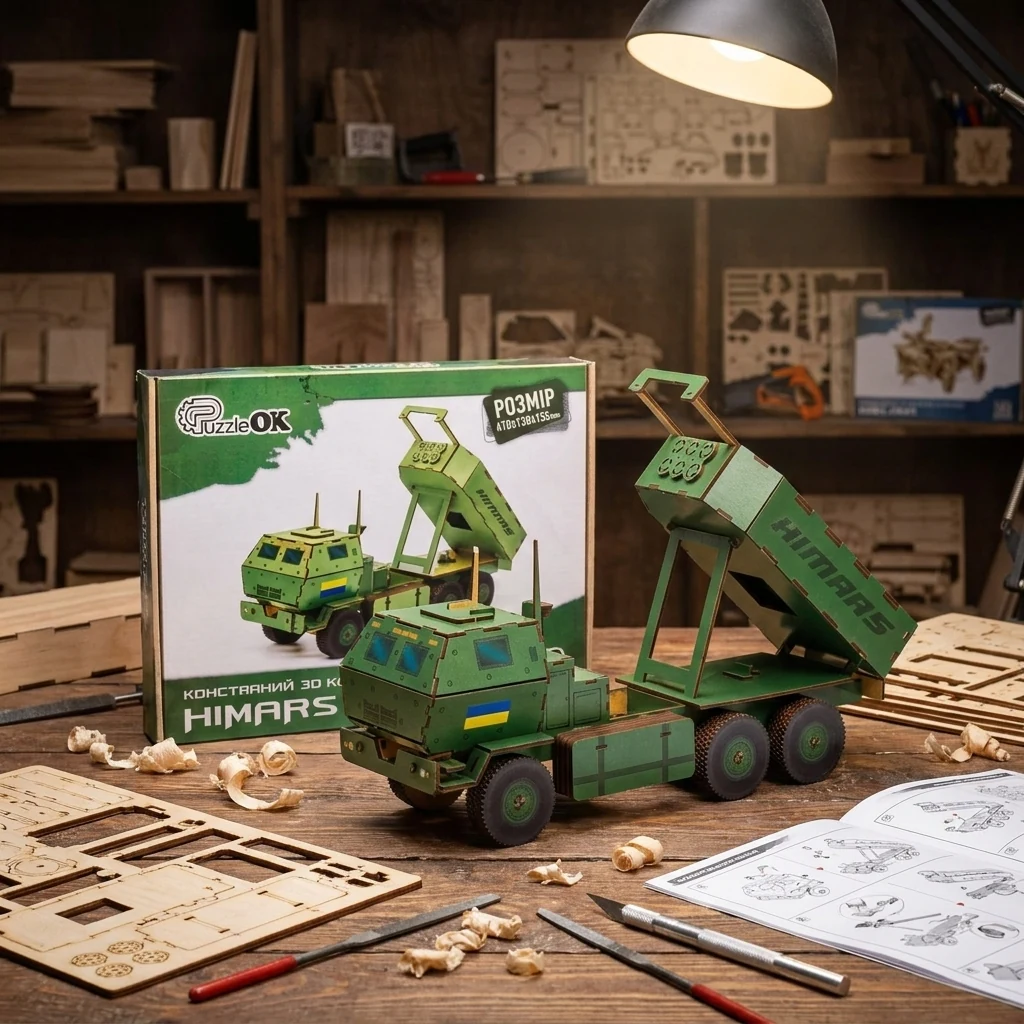 Конструктор дерев"яний 152 ел "M142 HIMARS"
