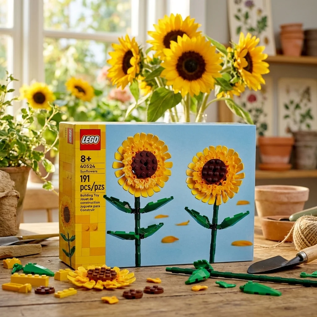 Конструктор Lego Botanicals Соняшники 191 деталей 65646 — Іграшки