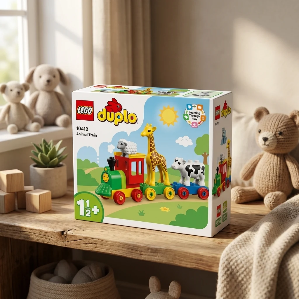 Конструктор Lego Duplo My First Потяг тваринок 19 деталей — Іграшки