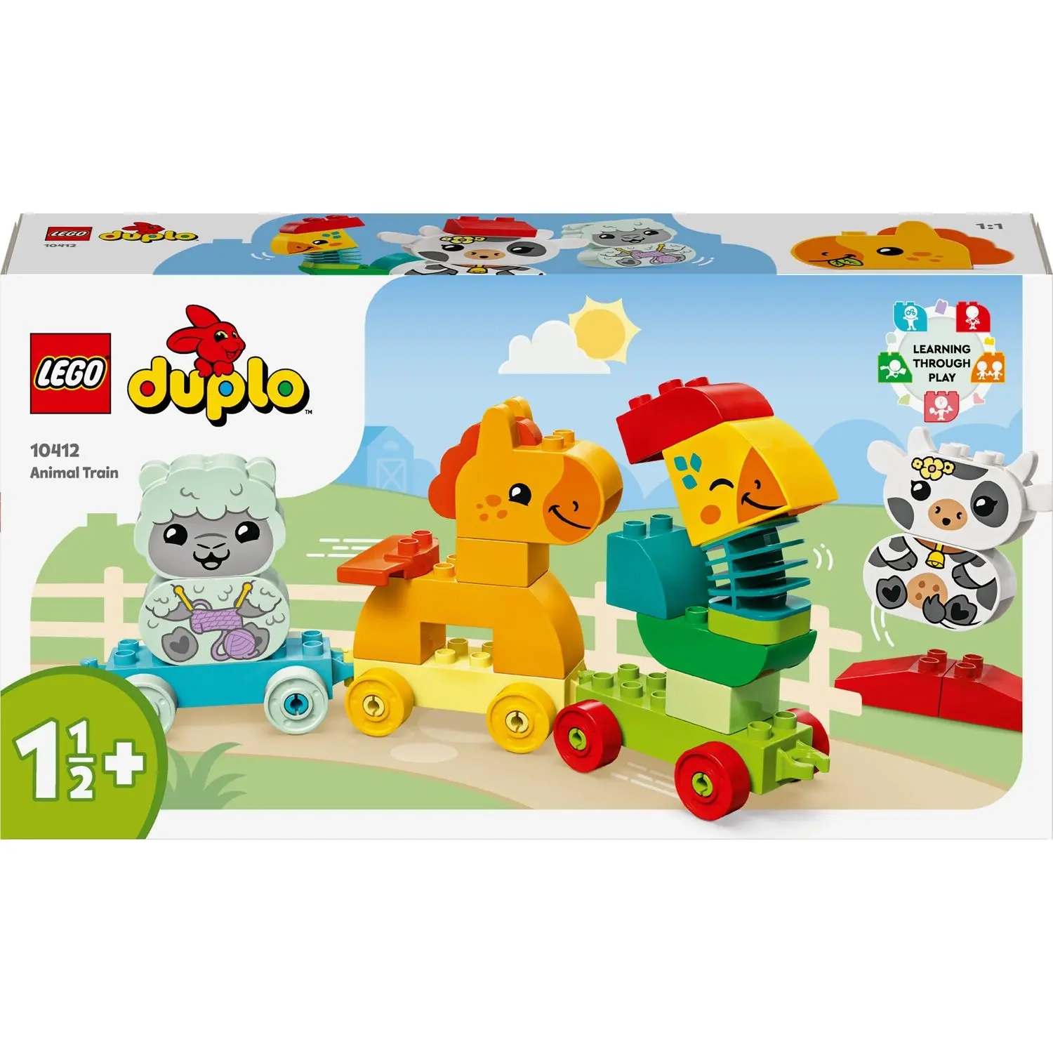 Конструктор Lego Duplo My First Потяг тваринок 19 деталей — фото 2