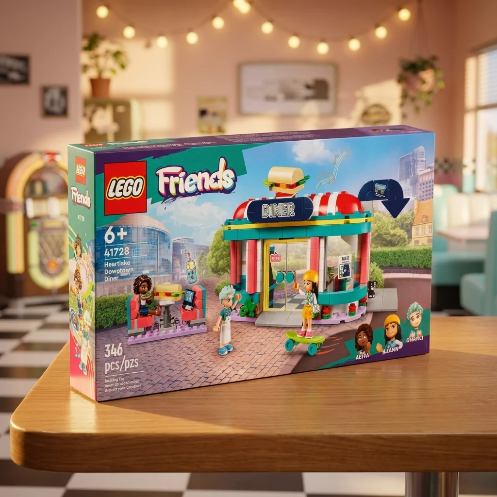 Конструктор Lego Хартлейк Сіті: ресторанчик в центрі міста — Іграшки