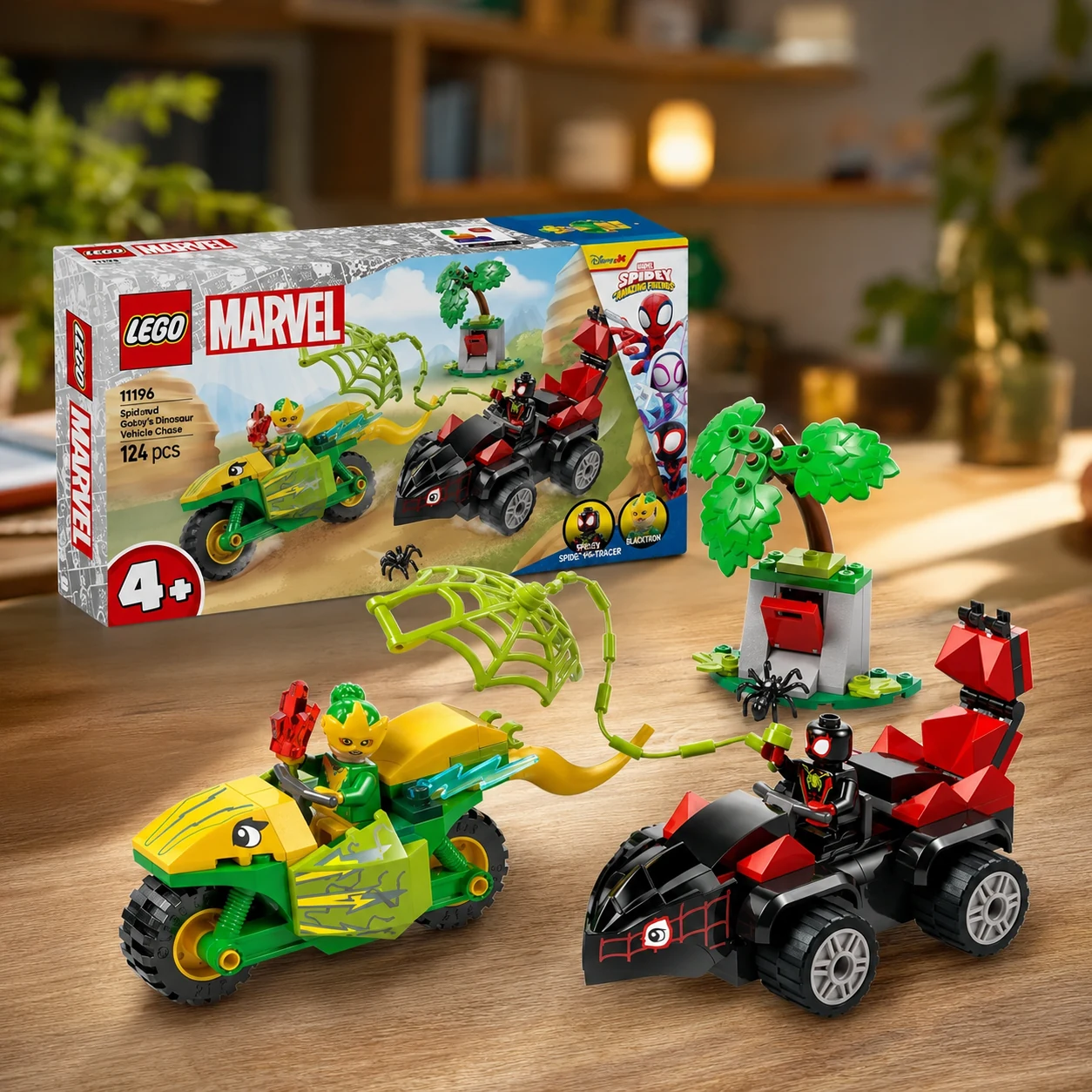 Конструктор Lego Перегони на електромобілях з динозаврами — Іграшки