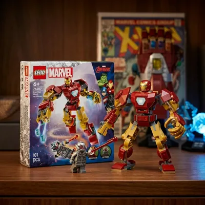 Конструктор Lego  Робот Залізної Людини проти Альтрона