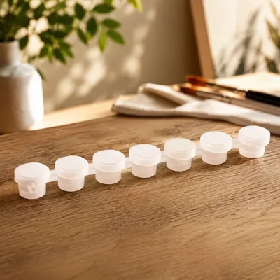 Контейнер пластиковий, 6 шт., 2,2х1,6см., D.K.ART & CRAFT