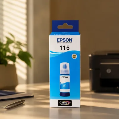 Контейнер з чорнилом Epson 115 EcoTank Cyan (C13T07D24A)