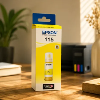 Контейнер з чорнилом Epson 115 EcoTank Yellow (C13T07D44A)