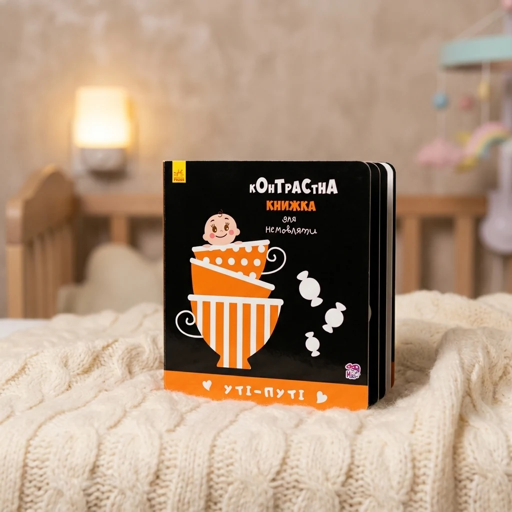 Контрасна книжка для немовляти. Уті-путі
