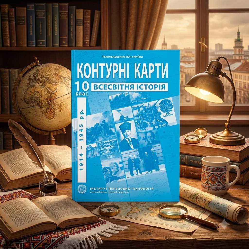 Контурні карти 10 клас "Новітня історія" , ІПТ