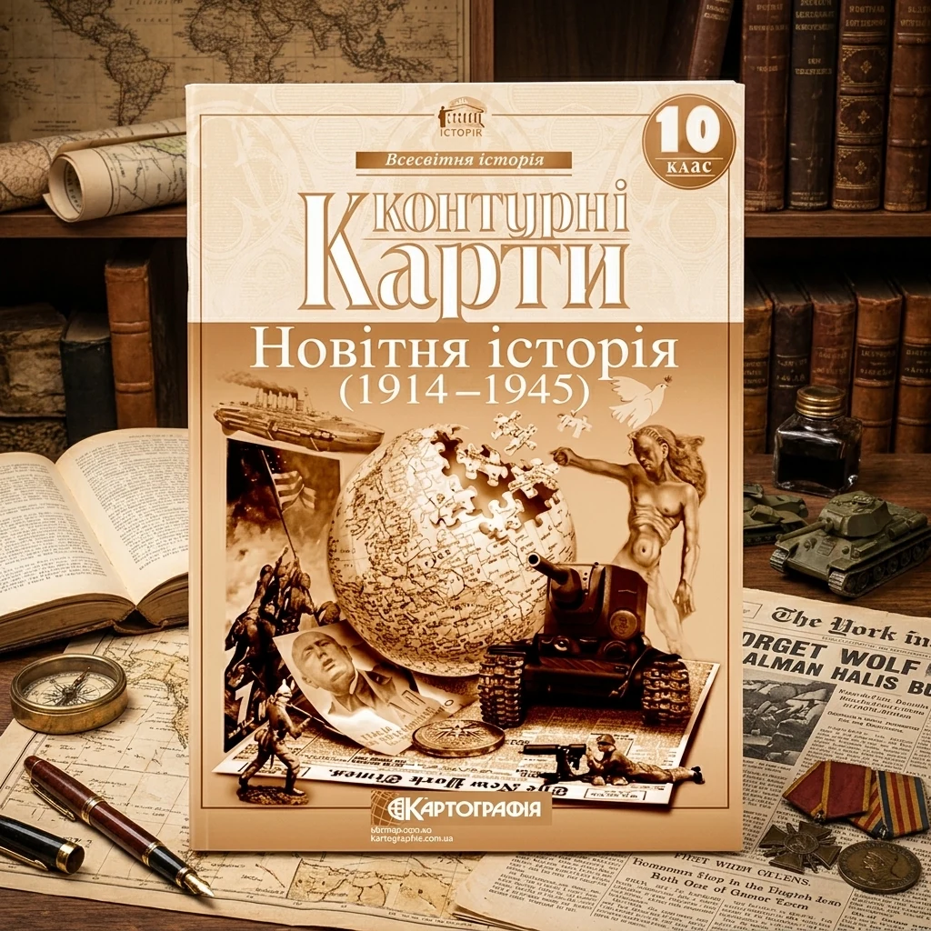 Контурні карти 10 клас "Новітня історія", Картографія