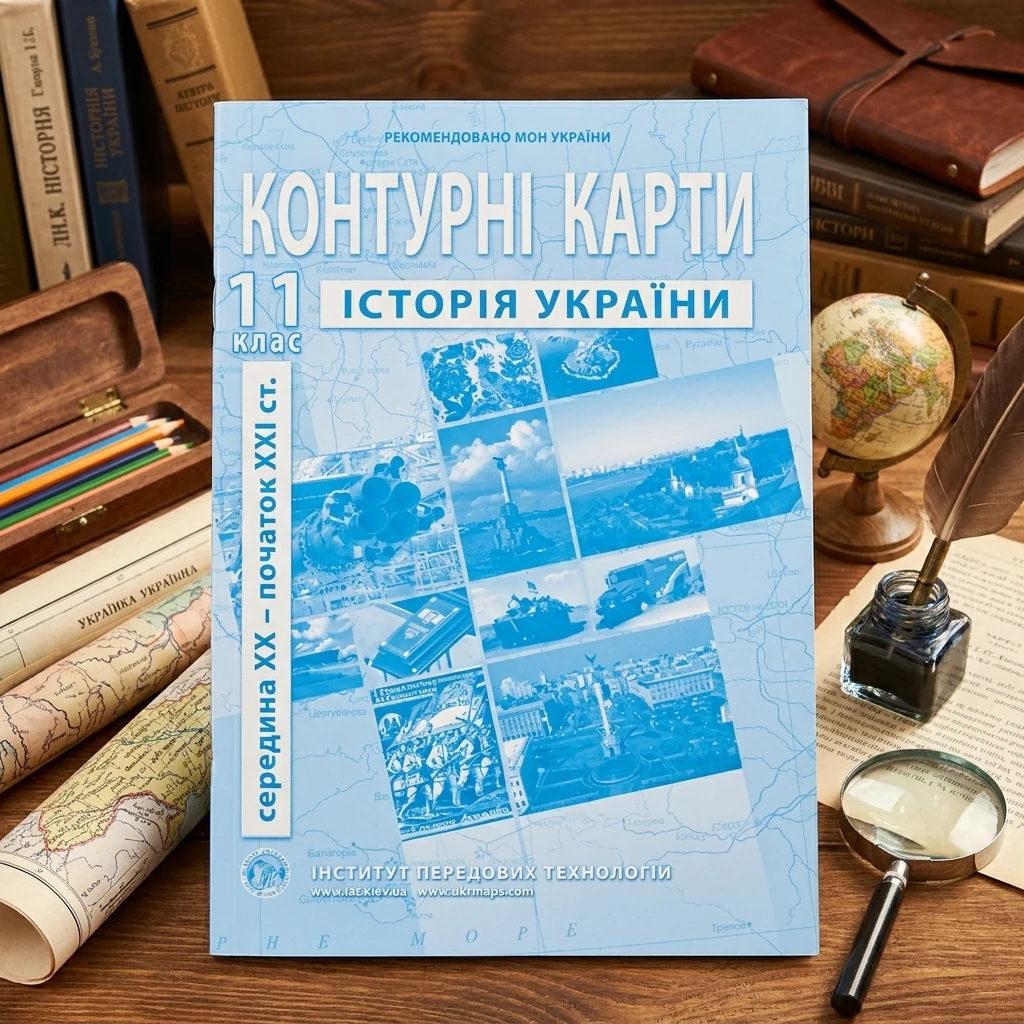 Контурні карти 11 клас "Історія України (1939 - 2012 роки)", ІПТ