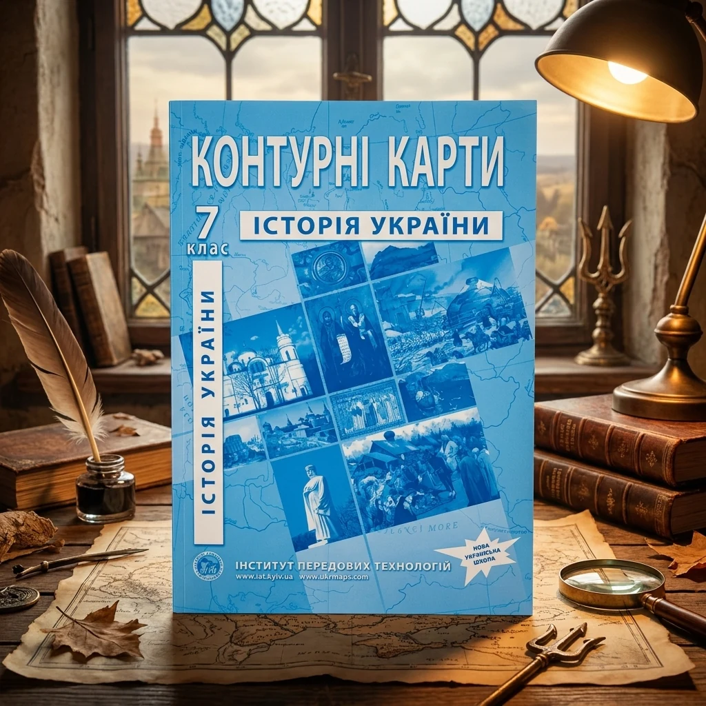 Контурні карти 7 клас "Історія України", ІПТ
