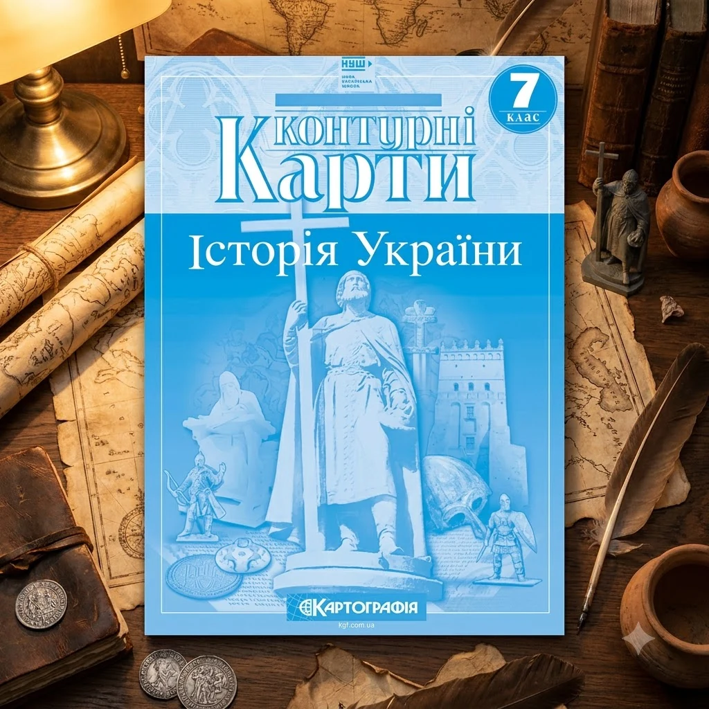 Контурні карти 7 клас "Історія України", Картографія