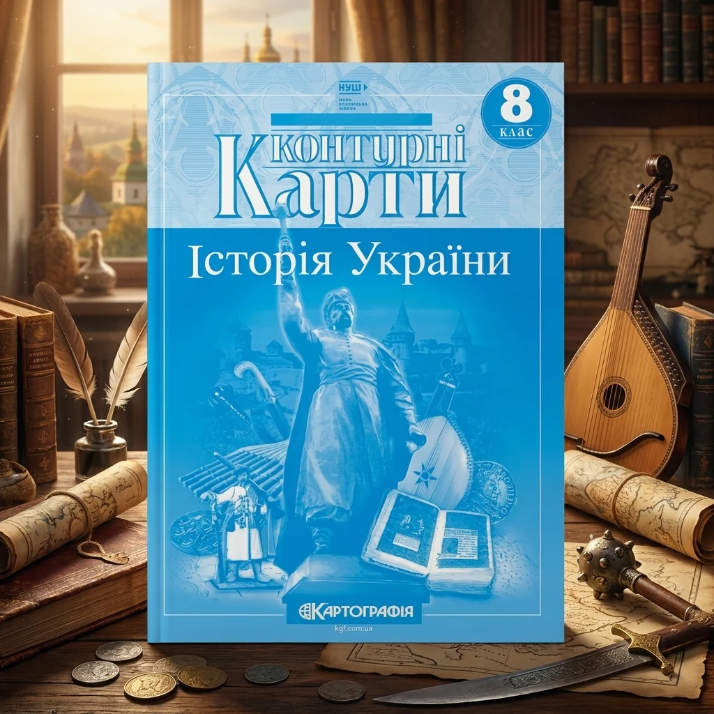 Контурні карти 8 клас "Історія України", Картографія