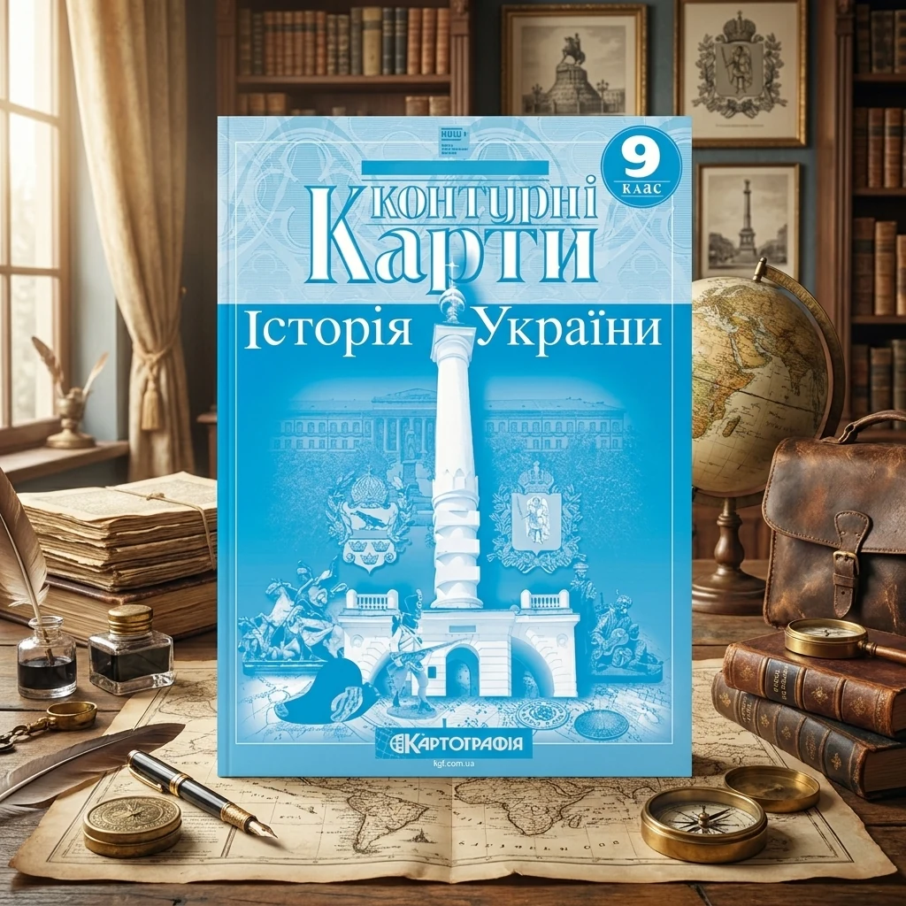 Контурні карти 9 клас "Історія України", Картографія