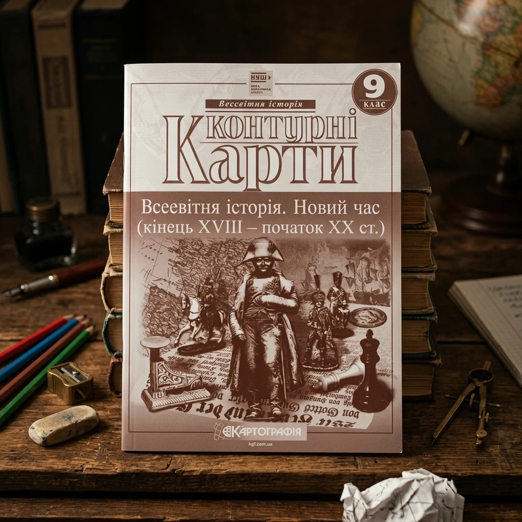 Контурні карти 9 клас "Новий час ", Картографія