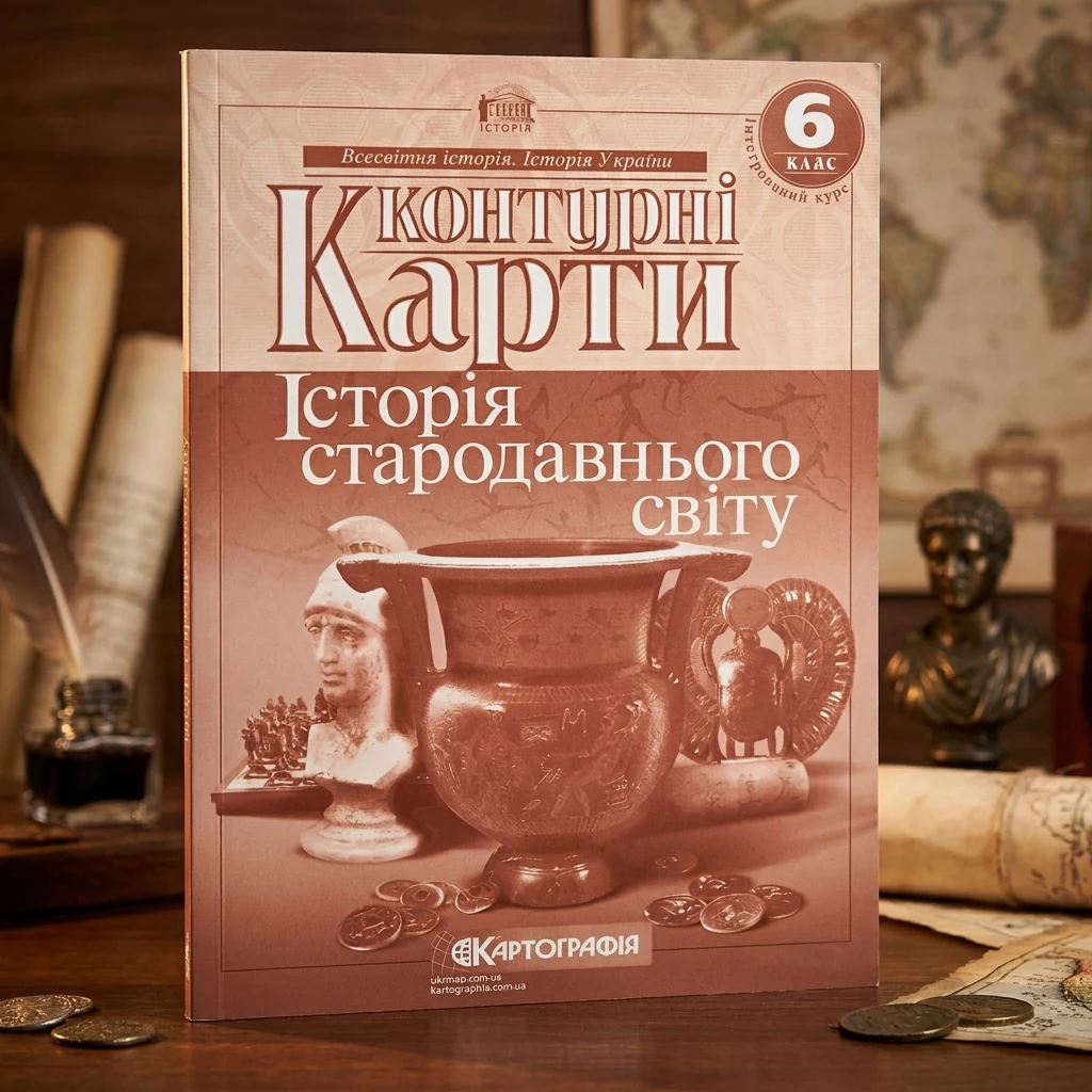 Контурні карти Історiя стародавнього свiту 6 клас