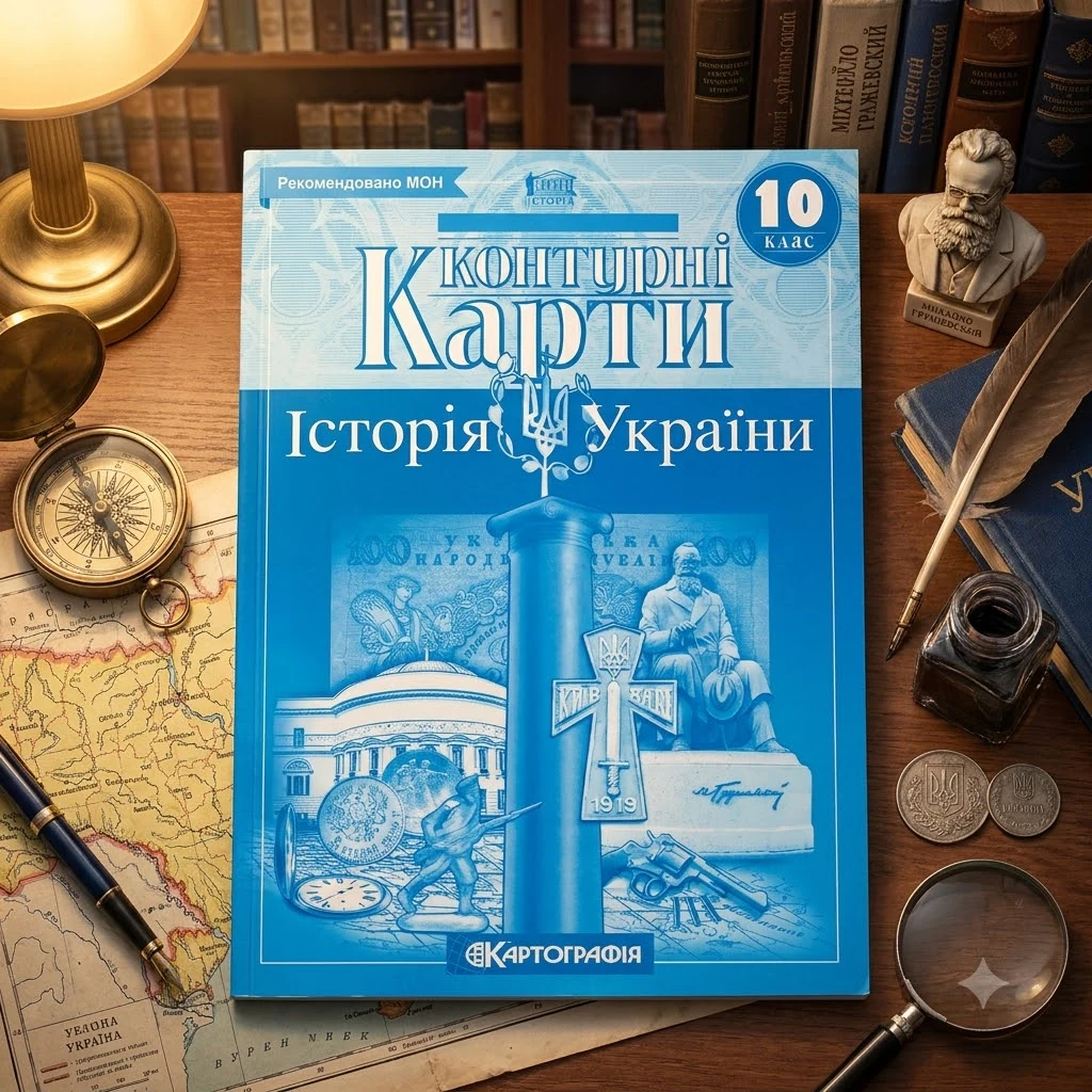 Контурні карти Історія України 10 клас