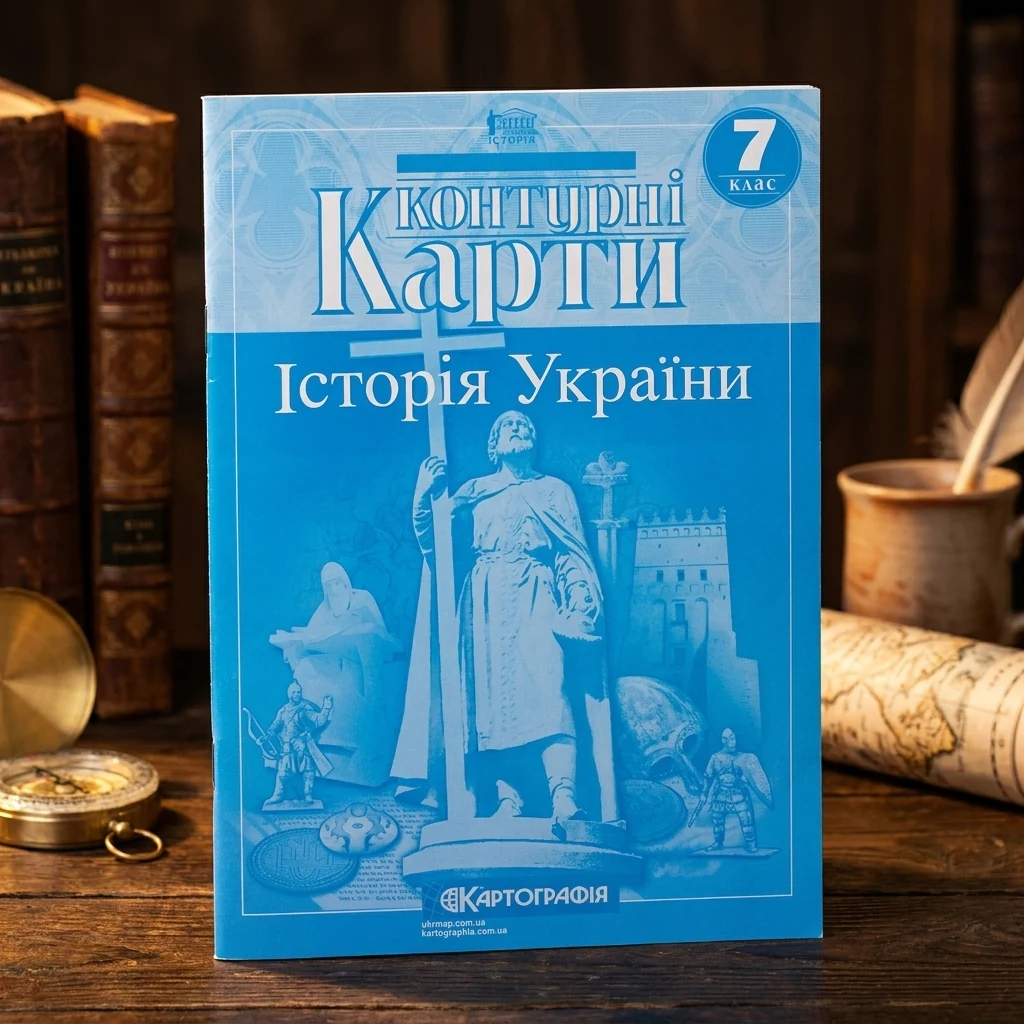Контурні карти Історія України 7 клас