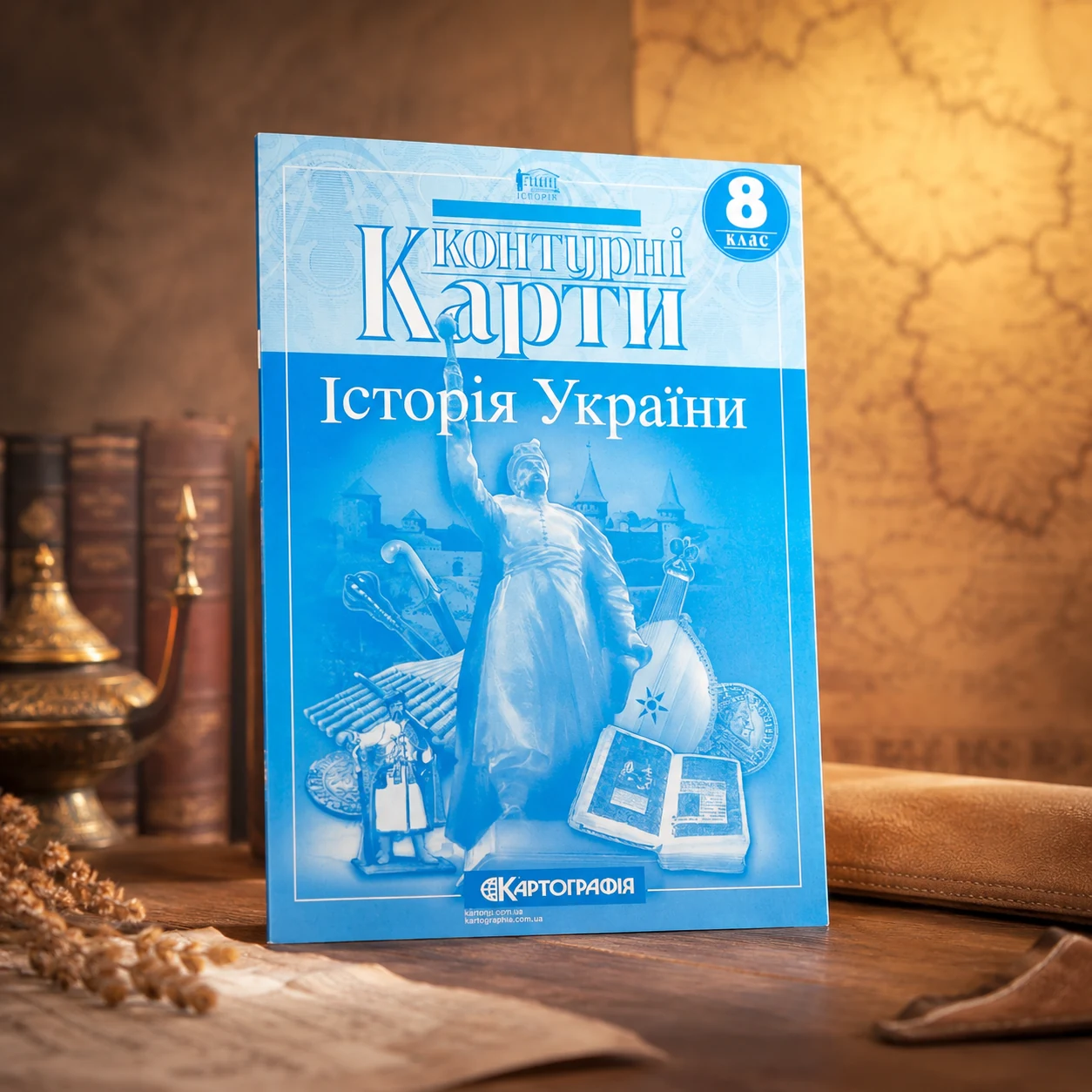 Контурні карти Історія України 8 клас — Альбоми, атласи, папір