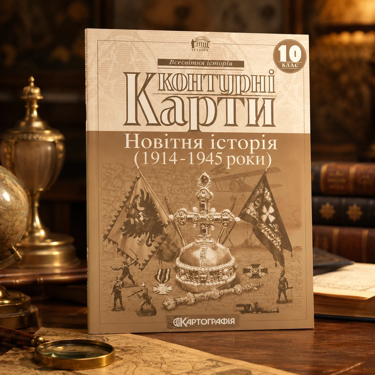 Контурні карти Новiтня iсторiя 10 клас — Альбоми, атласи, папір