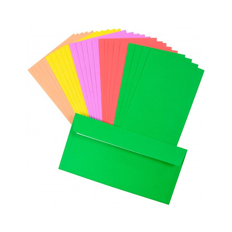 Конверт DL кольоровий з самоклеючою стрічкою — фото 2